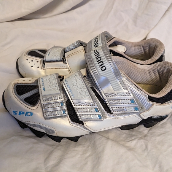 90's / Y2K Shimano SH-WM60 mountain bike SPD shoes US 7.2 EUR 39 - Picture 1 of 5